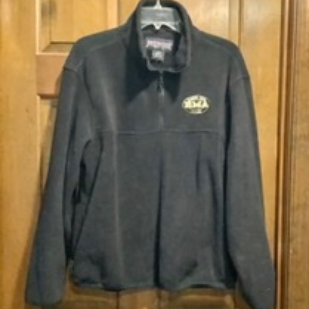 Randolph Macon 1/4 zip fleece jacket, M